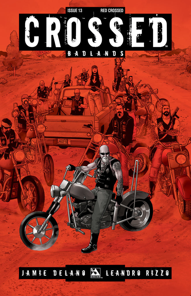 CROSSED: BADLANDS #13 Red Crossed - Comic Cavalcade CROSSED: BADLANDS #13 Red Crossed - Comic Cavalcade