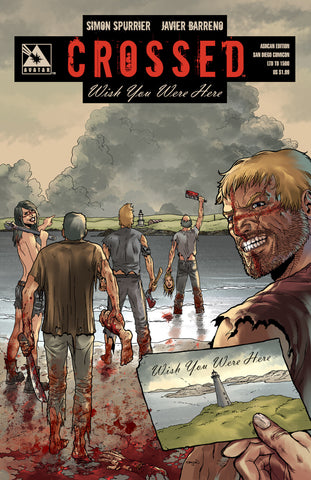 CROSSED: Wish You Were Here Ashcan SDCC Cover