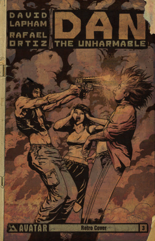 DAN THE UNHARMABLE #3 RETRO INCENTIVE COVER