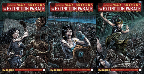 EXTINCTION PARADE #1 ARMY OF BLOODLINES BRAWN 3 BOOK SET