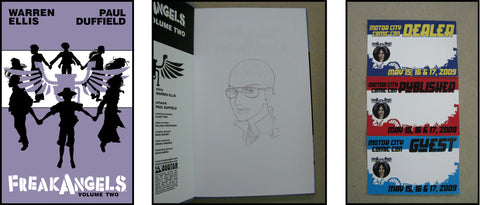FreakAngels Vol 2 Hardcover Dual Signed and Sketched Ed. - Kirk