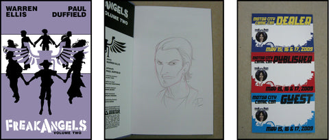 FreakAngels Vol 2 Hardcover Dual Signed and Sketched Ed. - Luke