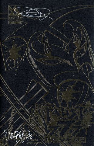 Faust/777: The Wrath Fearbook Leather sig cvr