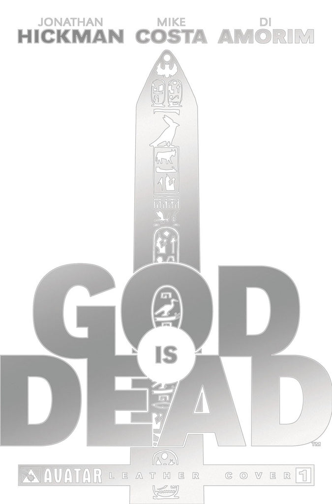 GOD IS DEAD #1 White Leather Platinum
