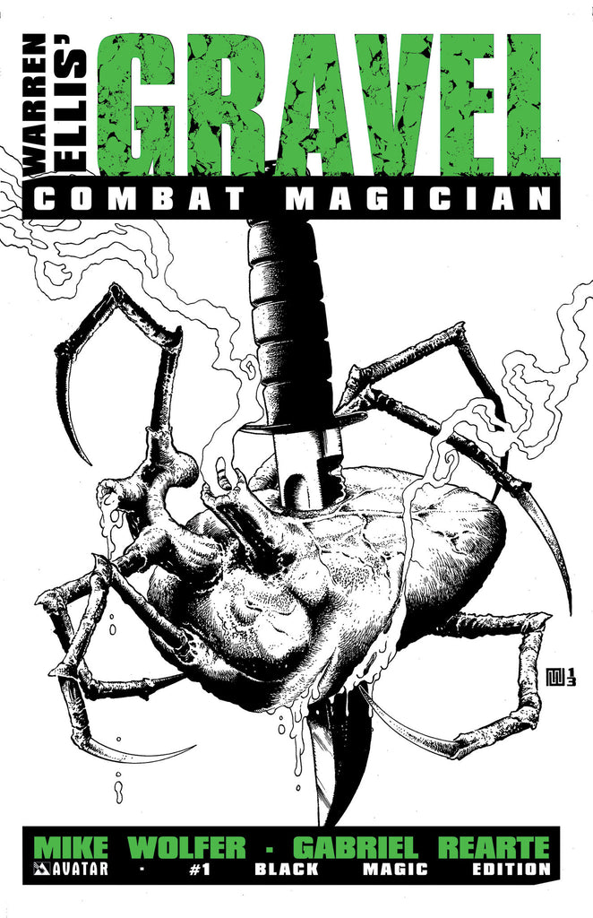 GRAVEL: COMBAT MAGICIAN #1 BLACK MAGIC RETAILER ORDER INCENTIVE
