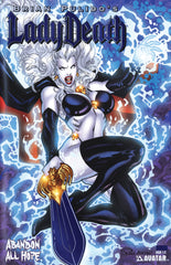 LADY DEATH: Abandon All Hope #1/2 Royal Blue Foil - Comic Cavalcade