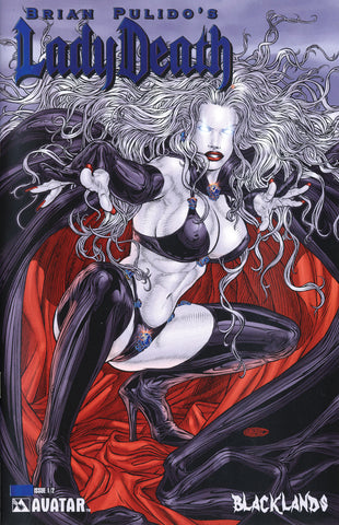 LADY DEATH: Blacklands #1/2 Royal Blue Foil