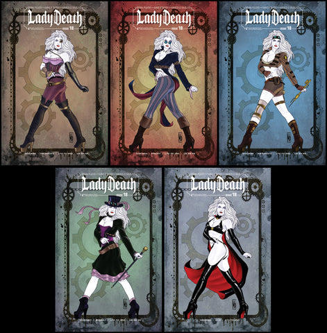 LADY DEATH #18 Steampunk VIP Set w/ Bonus