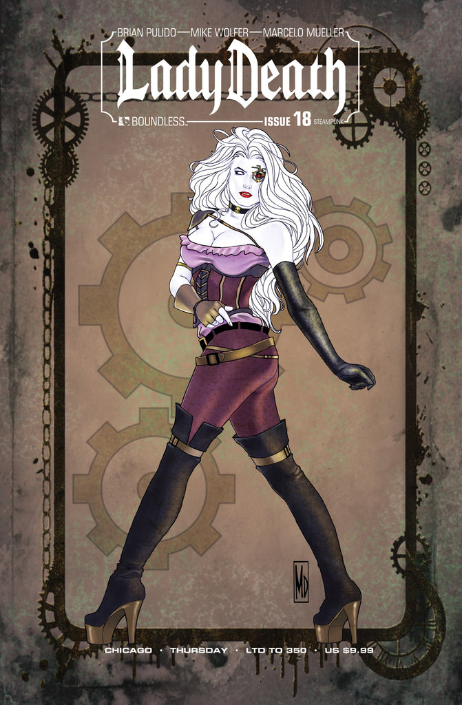 LADY DEATH #18 Steampunk Thursday - Comic Cavalcade LADY DEATH #18 Steampunk Thursday - Comic Cavalcade