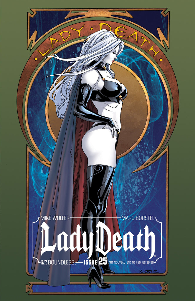 LADY DEATH #25 Art Nouveau - Comic Cavalcade LADY DEATH #25 Art Nouveau - Comic Cavalcade