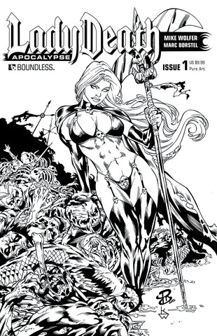 LADY DEATH: APOCALYPSE #1 Premium Pure Art