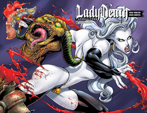 LADY DEATH: APOCALYPSE #3 Wraparound