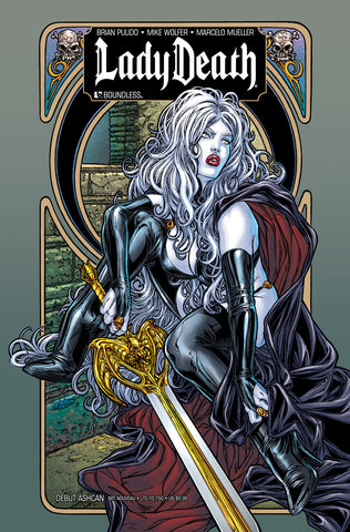 LADY DEATH Debut Ashcan Art Nouveau