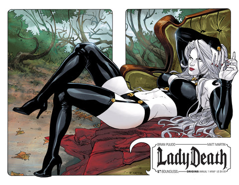 LADY DEATH ORIGINS: ANNUAL #1 Wraparound