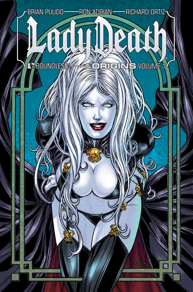 LADY DEATH: ORIGINS Vol 1 HC - Comic Cavalcade LADY DEATH: ORIGINS Vol 1 HC - Comic Cavalcade