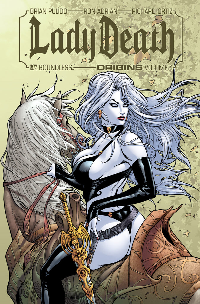 LADY DEATH: ORIGINS Vol 1 Signed HC - Comic Cavalcade LADY DEATH: ORIGINS Vol 1 Signed HC - Comic Cavalcade
