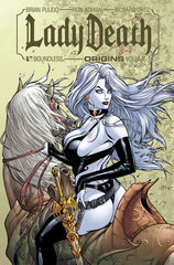 LADY DEATH: ORIGINS Vol 1 Signed HC - Comic Cavalcade