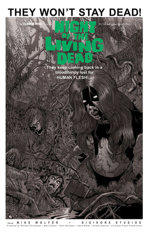 NIGHT OF THE LIVING DEAD 2011 Annual Classic B&W