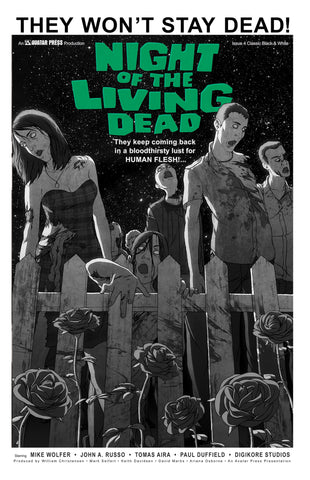 NIGHT OF THE LIVING DEAD #4 Classic B&W