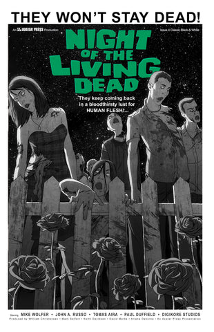 NIGHT OF THE LIVING DEAD #4 Classic B&W order incentive