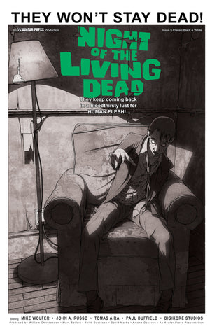 NIGHT OF THE LIVING DEAD #5 Classic B&W