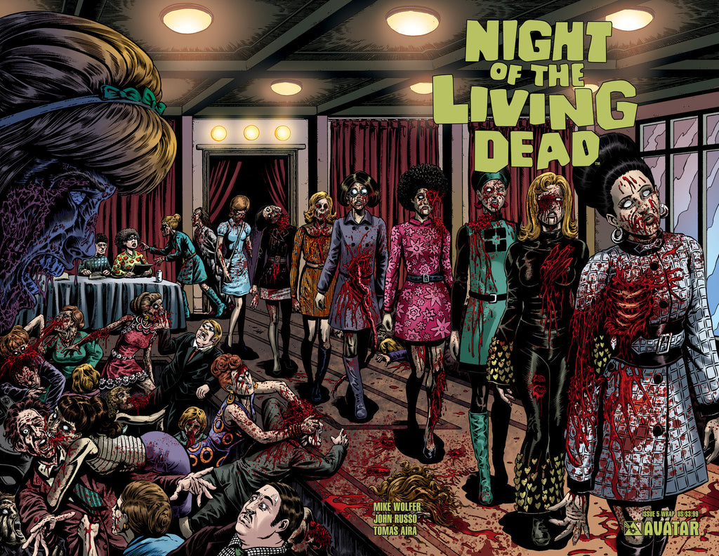 激レアゾンビ99SEXY NIGHTS OF THE LIVING DEAD NIGHT OF THE LIVING DEAD #5 Wraparound - Comic Cavalcade