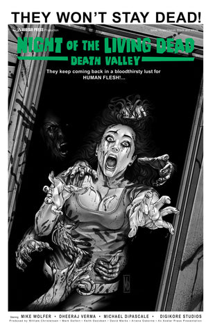 NIGHT OF THE LIVING DEAD: Death Valley #3 Classic B&W