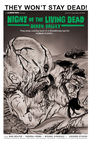 NIGHT OF THE LIVING DEAD: Death Valley #4 Classic B&W