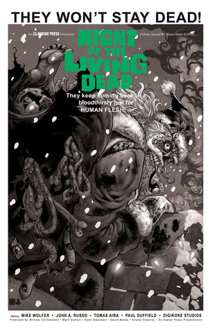 NIGHT OF THE LIVING DEAD Holiday Special #1 Classic B&W