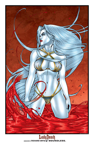 Lady Death Art Print #2 2010