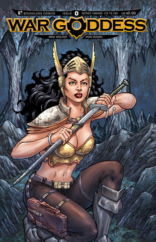 WAR GODDESS #0 Detroit Fanfare