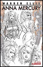 ANNA MERCURY #1 Design Sketch edition