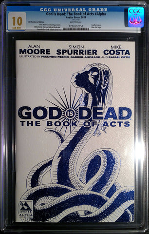 GOD IS DEAD: The Book of Acts #Alpha Leather CGC 10.0 - Numbered Edition