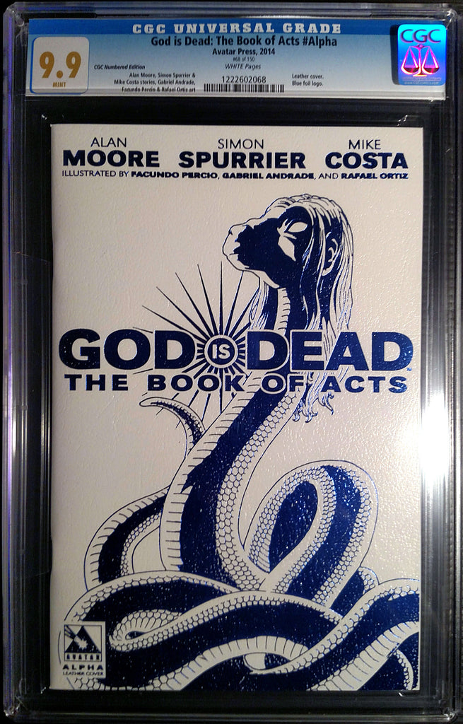 GOD IS DEAD: The Book of Acts #Alpha Leather CGC 9.9 - Numbered Edition