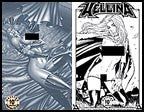 Hellina: Genesis #1  (Lightning) Plat Nude - 10th Ann Print Set