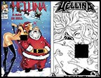 Hellina X-Mas in Hell #1 Nude A 10th Anniversary Print Set