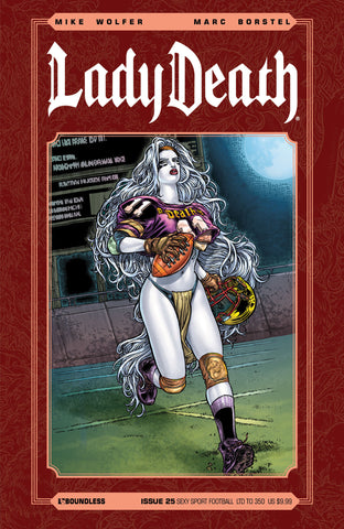 LADY DEATH #25 Sexy Sport Football