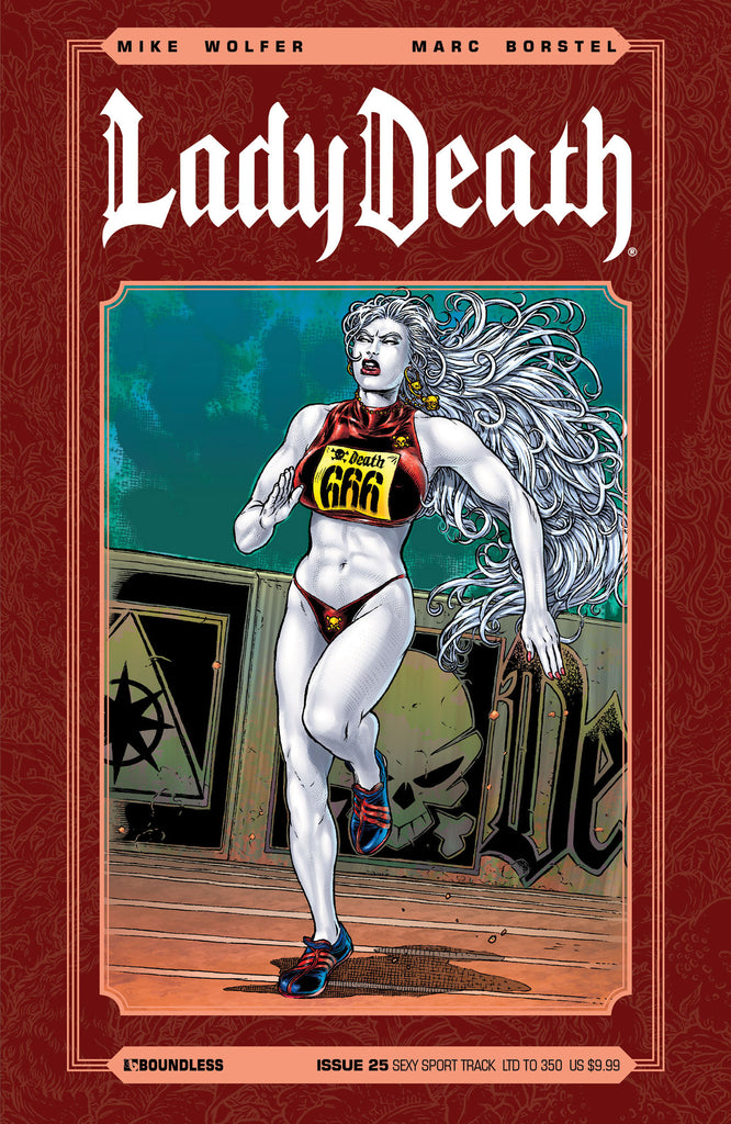 LADY DEATH #25 Sexy Sport Track