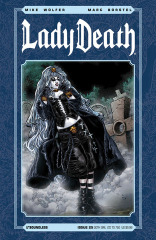 LADY DEATH #25 GOTH GIRL COVER