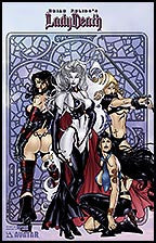 LADY DEATH Lost Souls #1 by Richard Ortiz Lithograph