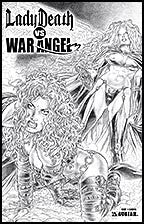 LADY DEATH vs. WAR ANGEL #1 Canvas cover