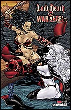LADY DEATH vs. WAR ANGEL #1 Blood Red Foil