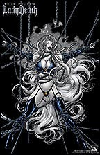 LADY DEATH Wicked #1/2 Bondage by Richard Ortiz Lithograph