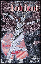 LADY DEATH Warrior Temptress Ruby Red Foil