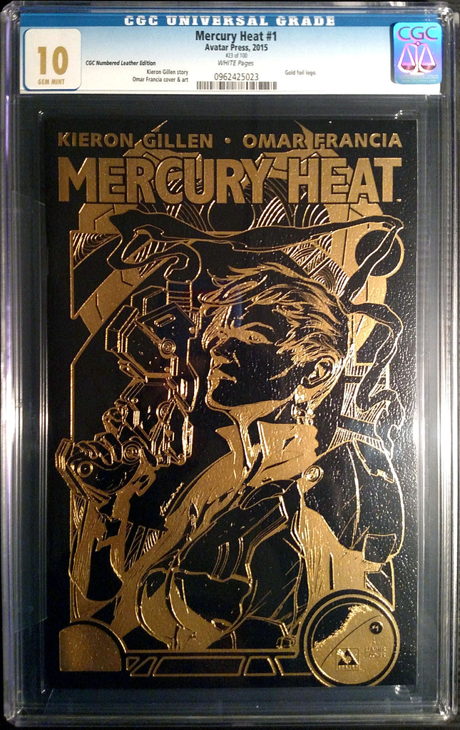 MERCURY HEAT #1 Leather CGC 10.0 - Numbered Edition