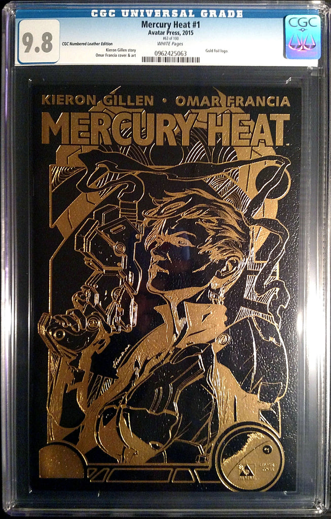 MERCURY HEAT #1 Leather CGC 9.8 - Numbered Edition