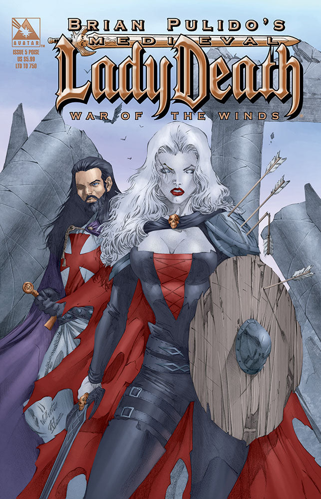 MEDIEVAL LADY DEATH: War of the Winds #5 Poise