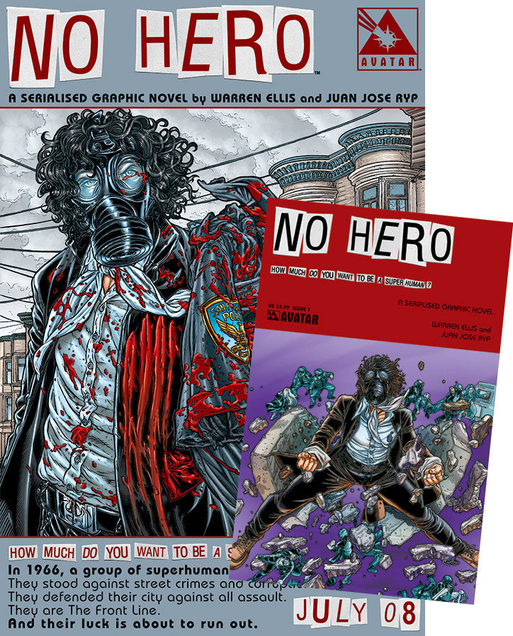 NO HERO #1 Signed Poster Edition