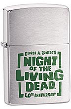 NIGHT OF THE LIVING DEAD 40th Anniversary Zippo - Comic Cavalcade